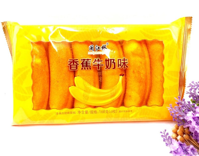 閩江橋-香蕉牛奶味蛋糕